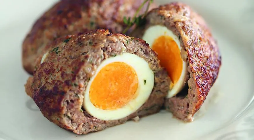 Яйца по-шотландски, пошаговый рецепт с фото