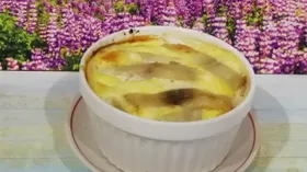 Запеканка из кабачков с рыбой