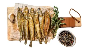 Жареная мойва