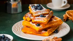 Вафли  с овощами