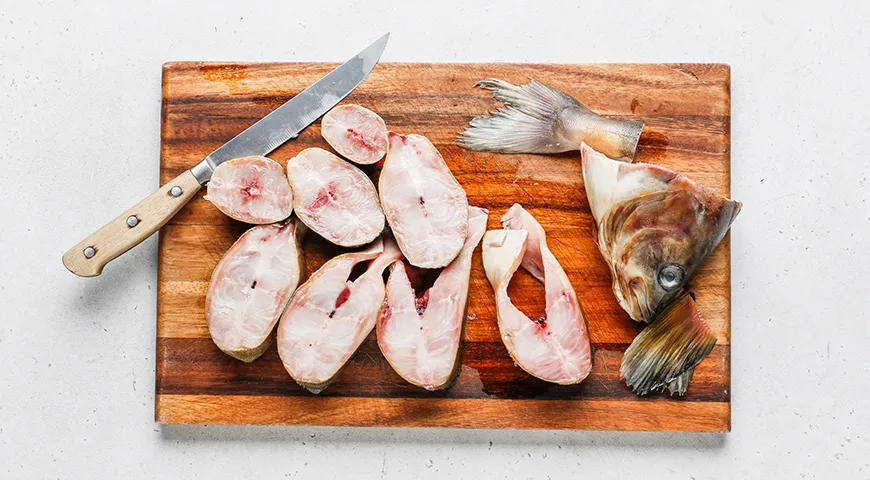 Терпуг, жаренный на сковороде