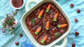 Кекс Морковная грядка