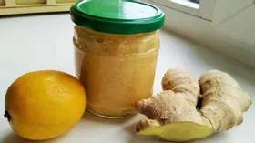 Зимняя смесь для повышения иммунитета – имбирь, мед и лимон