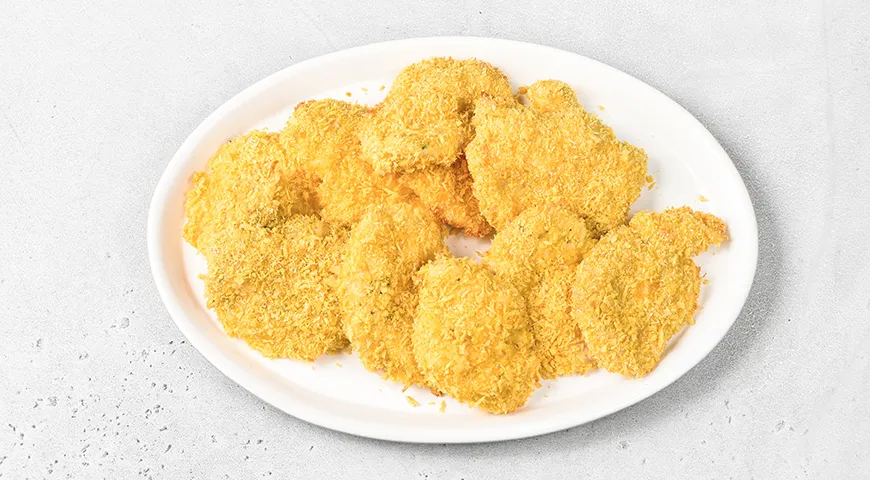 Куриные отбивные в панировочных сухарях в духовке