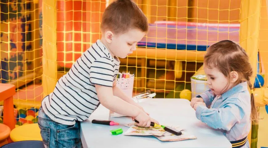 Детский игровой уголок на Черемушкинском рынке 