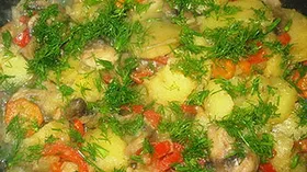 Простые рецепты с картофелем и сыром Российский