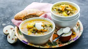 Рецепты с кисломолочными продуктами, картофелем и шампиньонами