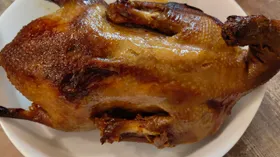 Утка с яблоками