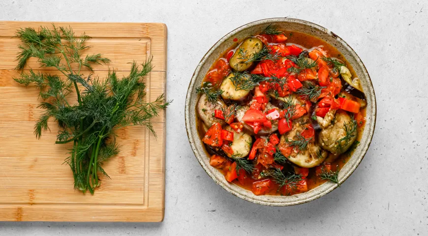 баклажаны в микроволновке