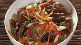 Простые рецепты с морковью и куриной печенью