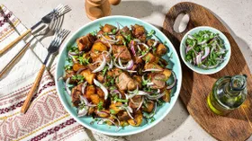 Жареное мясо с картофелем по-грузински