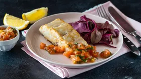 Рецепты с рыбой, маслом растительным и томатами