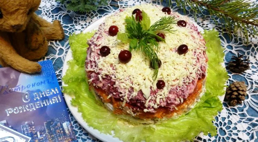 Салаты с селедкой — 39 рецептов с фото пошагово. Как приготовить салат с сельдью?