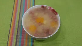 Простой колбасный суп