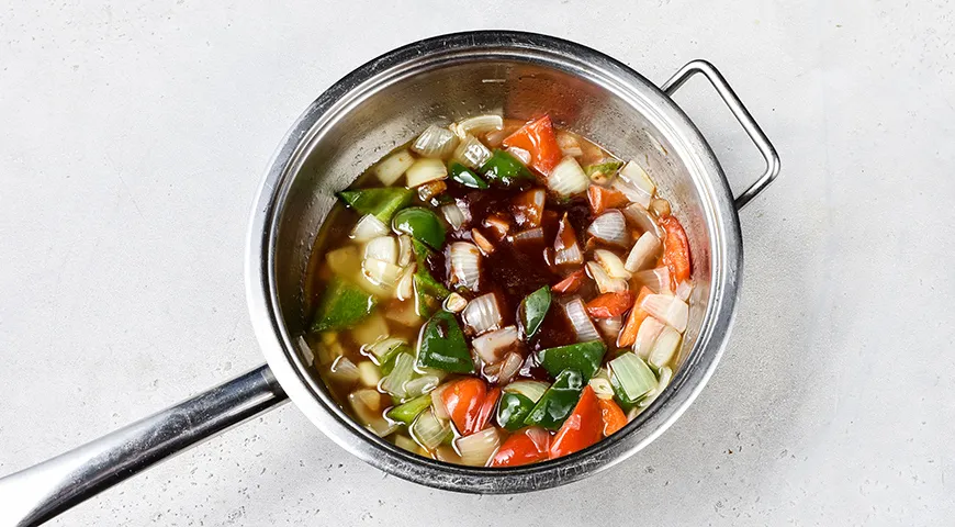 Минтай в кисло-сладком соусе