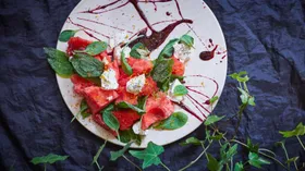 Рецепты с овощами, сырами и арбузом