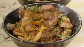 Рецепты с чесноком, фруктами и карри