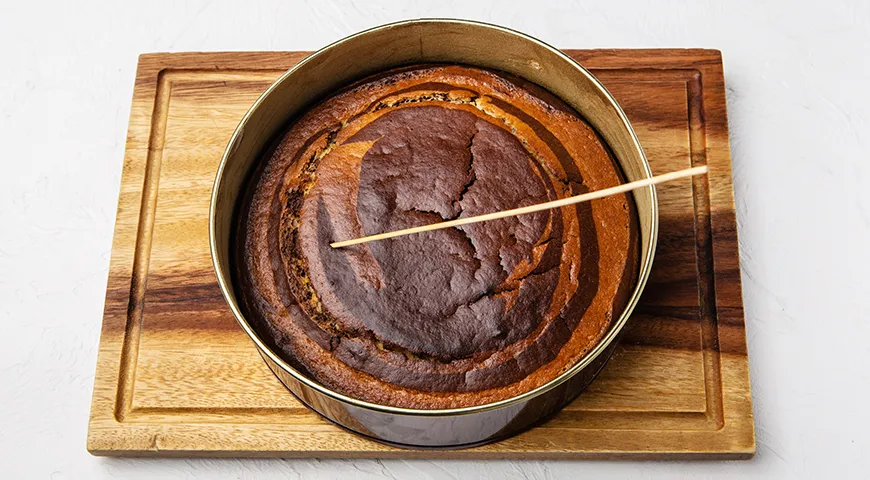 Манник «Зебра» на кефире без яиц