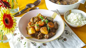 Карри с говядиной и бананом по-японски