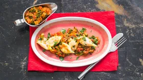 Простые рецепты с морепродуктами и соусом томатным