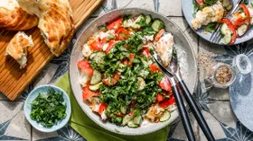 Рецепты с томатами и творогом