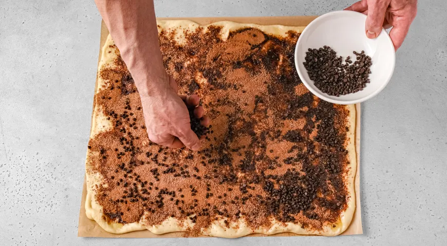 Синнабоны с шоколадом