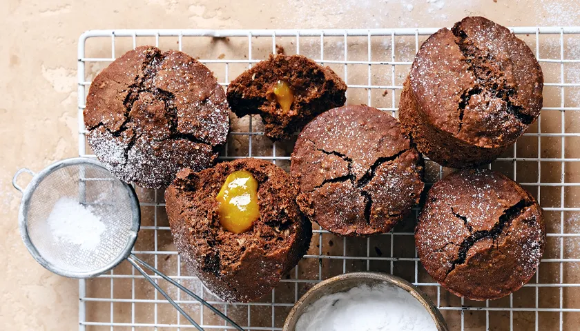 Веганские шоколадные маффины без глютена