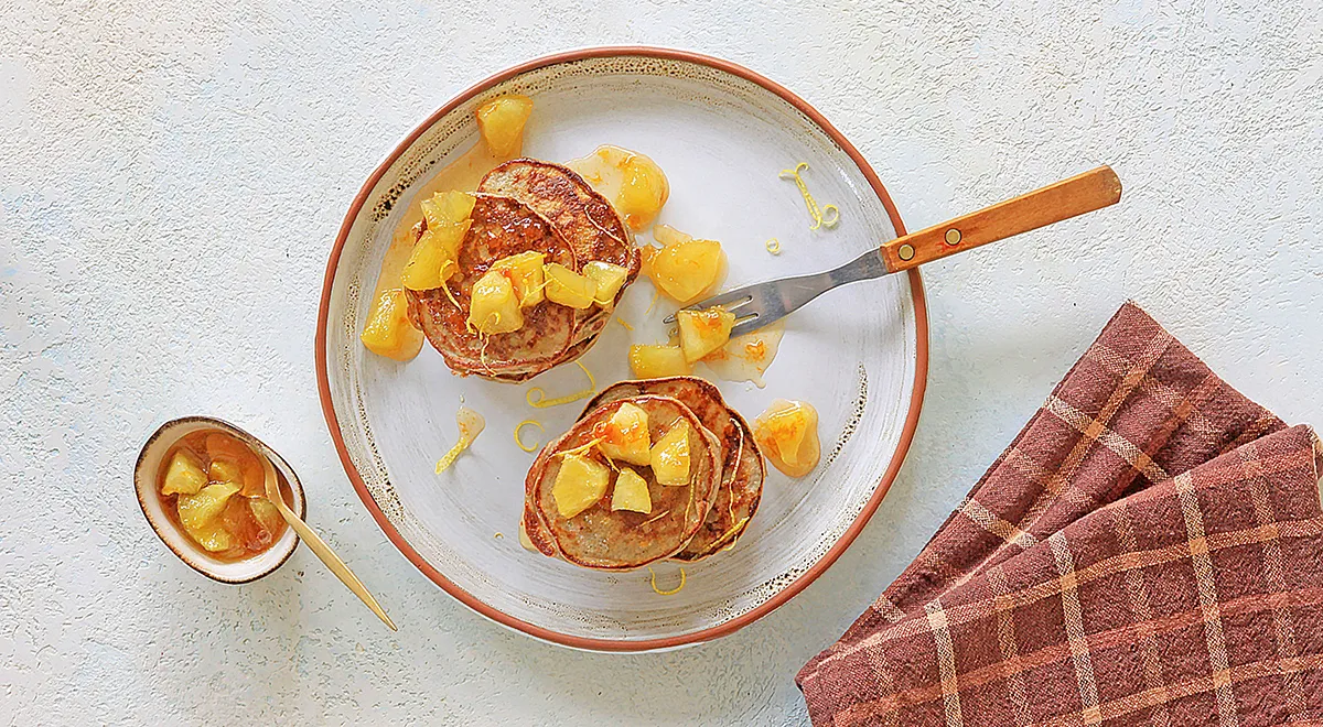 Оладьи с бананом