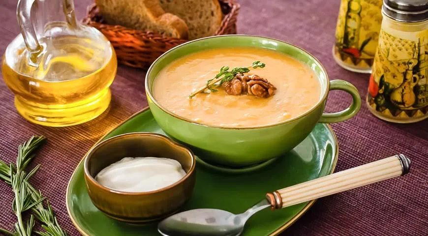 Тыквенно-кабачковый крем-суп
