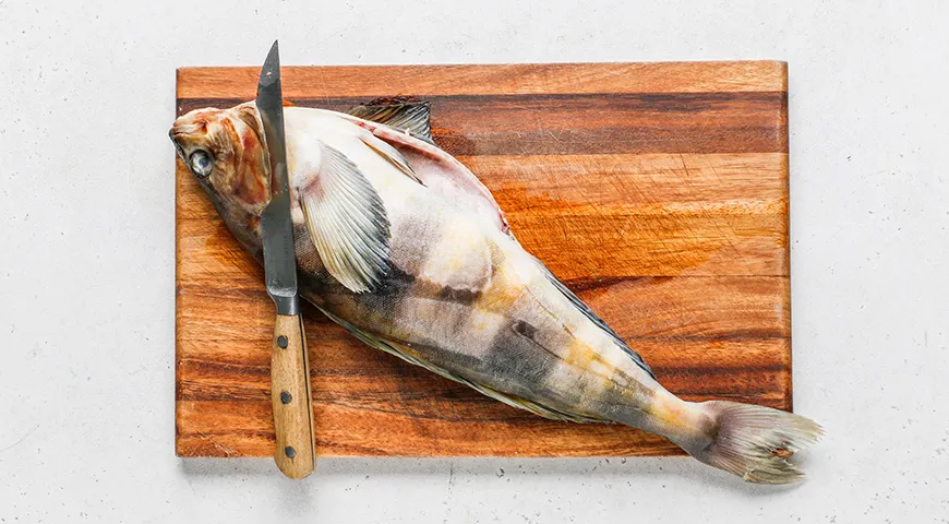 Терпуг, жаренный на сковороде