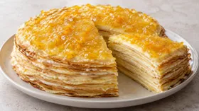 Блинный торт Лимонный