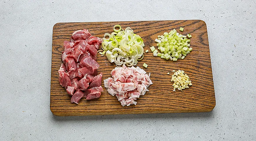 Сливочные мини-запеканки с курицей