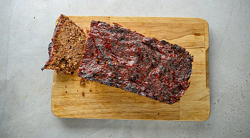 Грибная запеканка с чечевицей