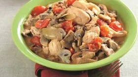 Рецепты с грибами, курятиной и вином белым
