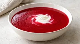 Суп - пюре из клюквы