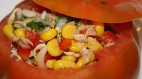 Рецепты с рыбой, кукурузой и бобами