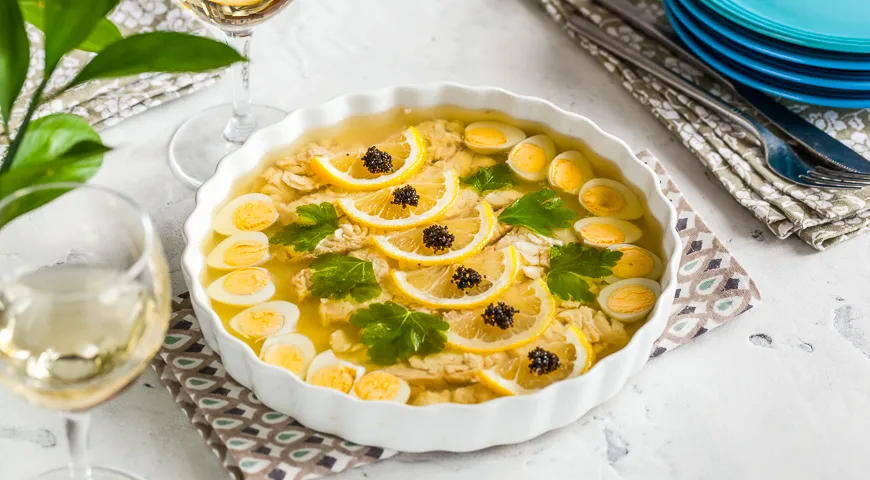 Рецепт заливного из осетра в домашних условиях