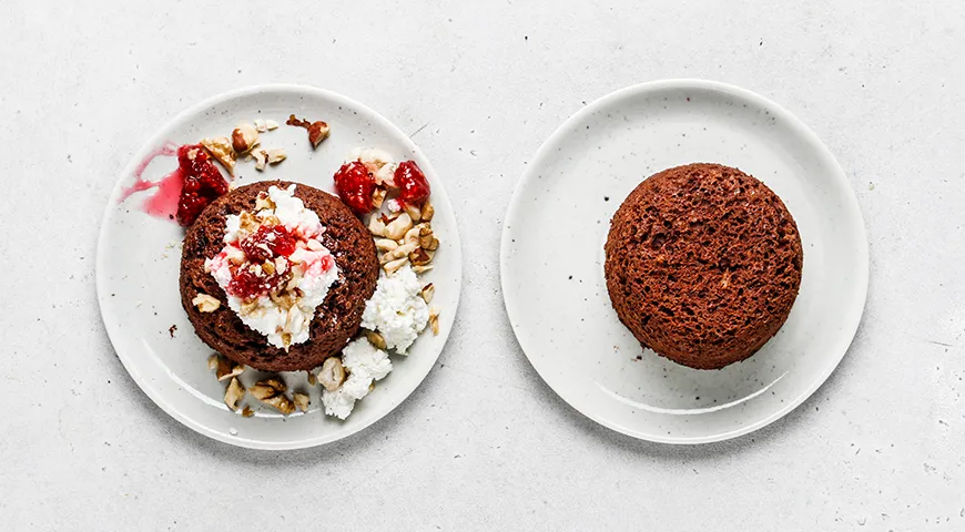 ПП кекс в кружке в микроволновке