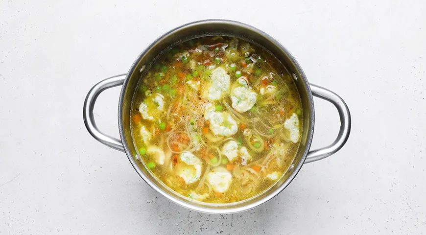 Нежный куриный суп со сливками