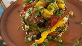 Рецепты с грецким орехом, томатами и кинзой