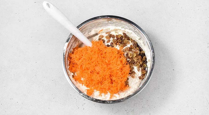 Творожная запеканка с морковью