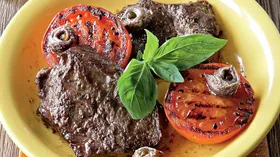 Рецепты с рыбой, мясом и томатами
