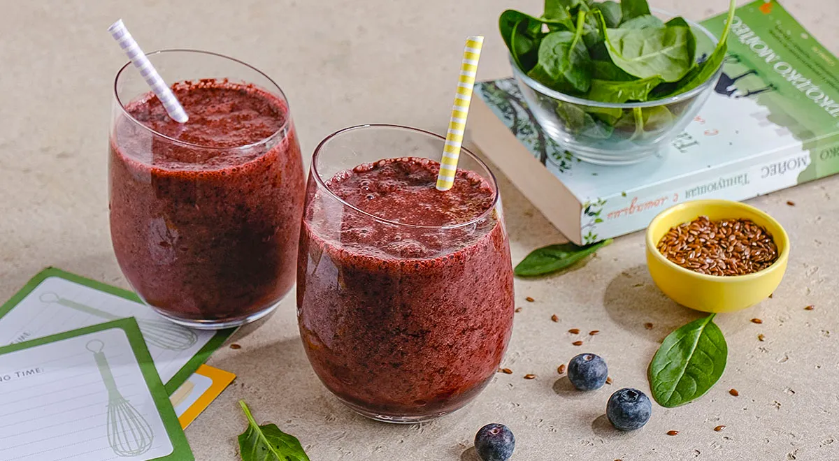 Черничный смузи