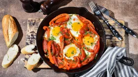 Рецепты вегетарианской шакшуки