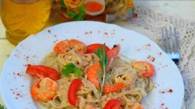 Рецепты с чесноком, маслом оливковым и королевскими креветками