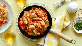 Рецепты с колбасой и рисом