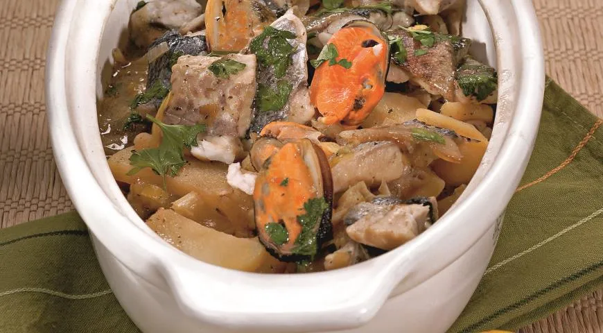Рыбный микс по-бретонски