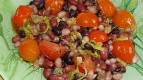 Рецепты с маслом растительным, черри и бобовыми