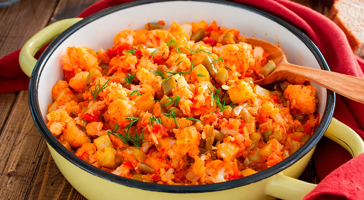 Рагу с цветной капустой