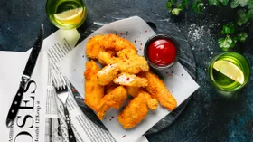 Рецепты с мукой пшеничной, хлебом и птицей